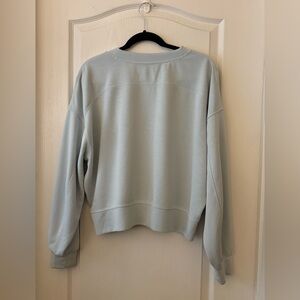 lululemon athletica blue Crew Neck Sweater